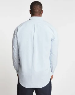 Polo Ralph Lauren Blue Long Sleeve Classic Stripe Shirt