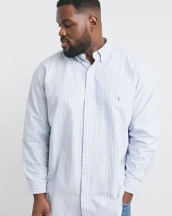 Polo Ralph Lauren Blue Striped Classic Oxford Shirt