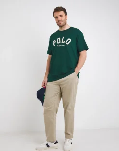 Polo Ralph Lauren Green Arched Varsity Logo T-Shirt