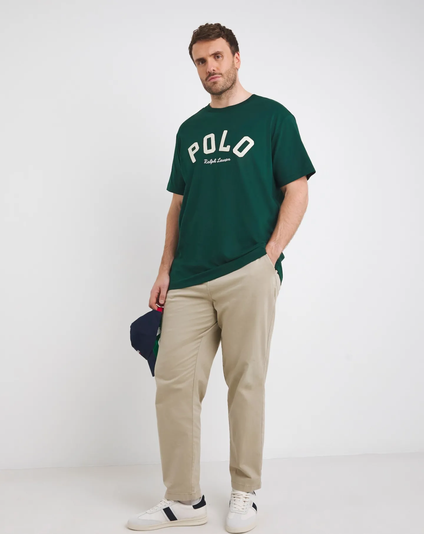 Polo Ralph Lauren Green Arched Varsity Logo T-Shirt