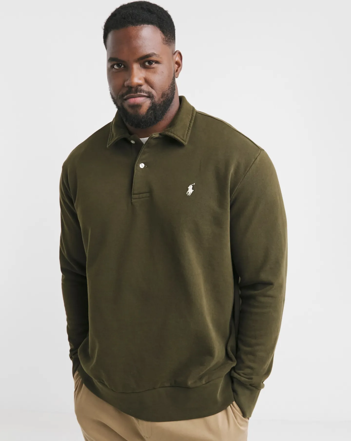 Polo Ralph Lauren Button Collar Sweat