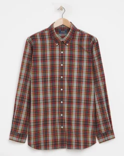 Polo Ralph Lauren Long Sleeve Navy Check Performance Shirt