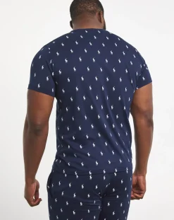 Polo Ralph Lauren Mix & Match Printed Navy Lounge T-Shirt