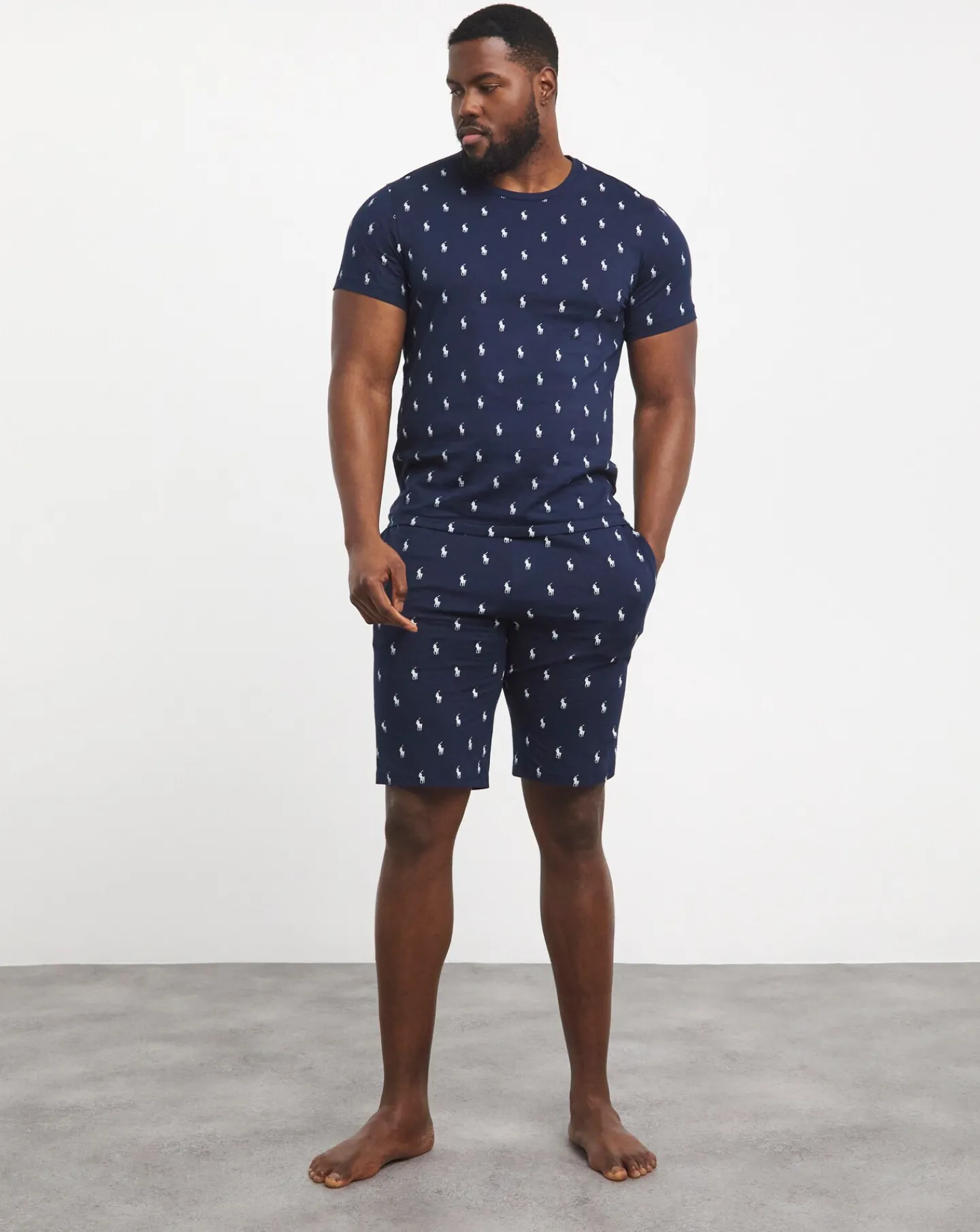 Polo Ralph Lauren Mix & Match Printed Navy Lounge T-Shirt
