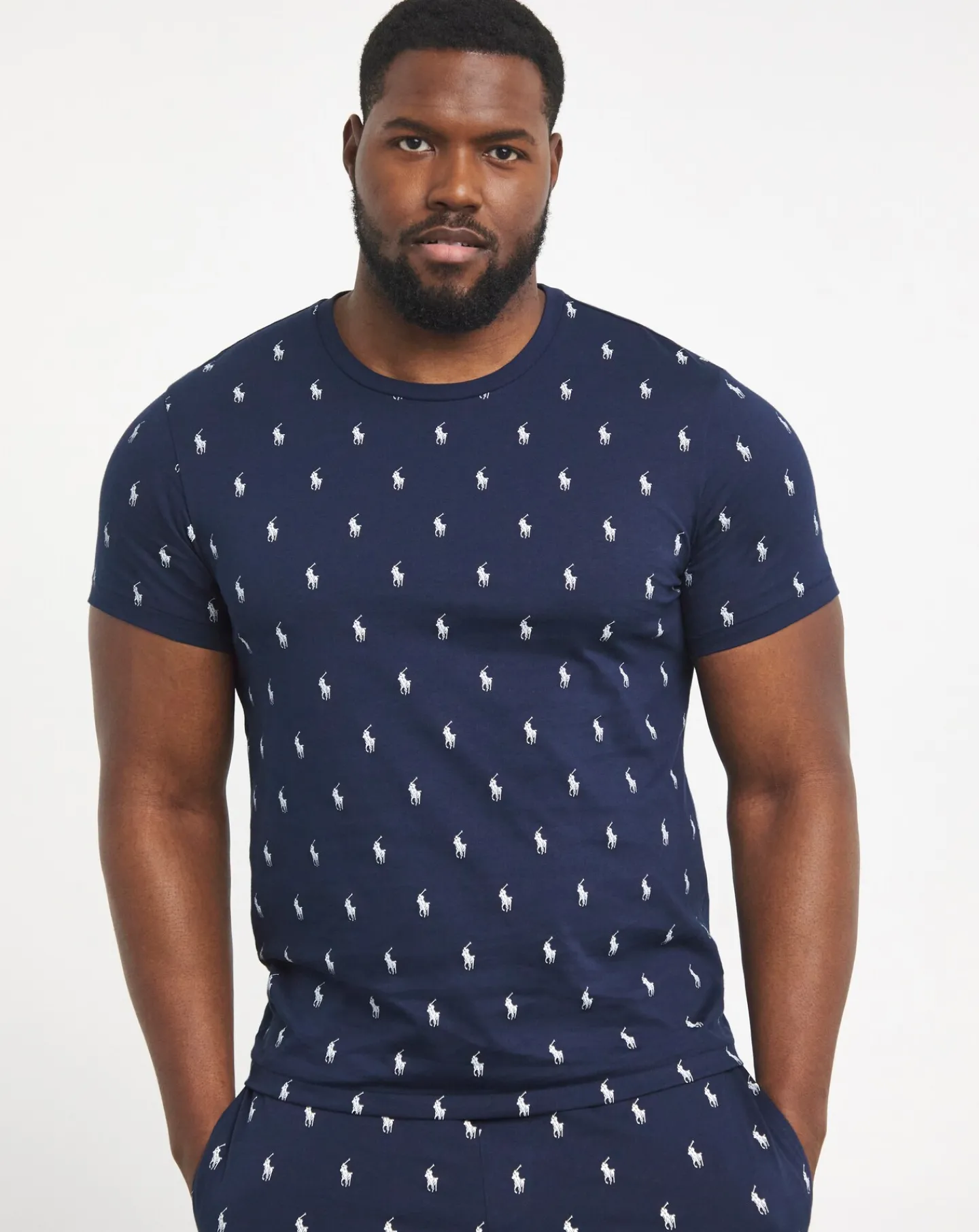 Polo Ralph Lauren Mix & Match Printed Navy Lounge T-Shirt