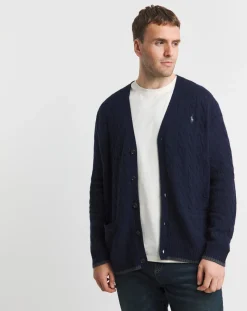 Polo Ralph Lauren Cashmere Mix Cable Cardigan