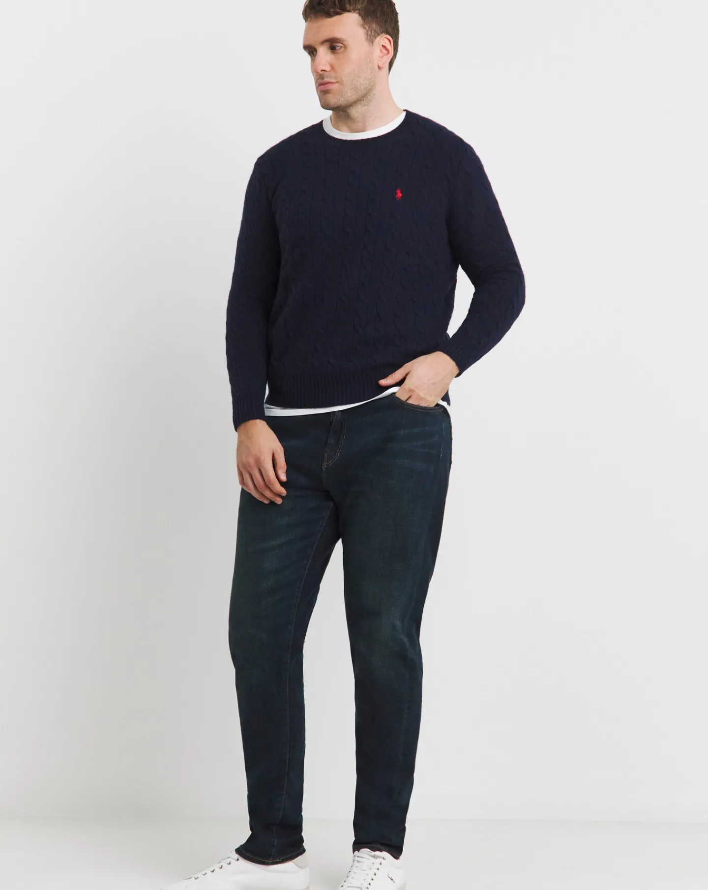 Polo Ralph Lauren Cashmere Mix Cable Jumper