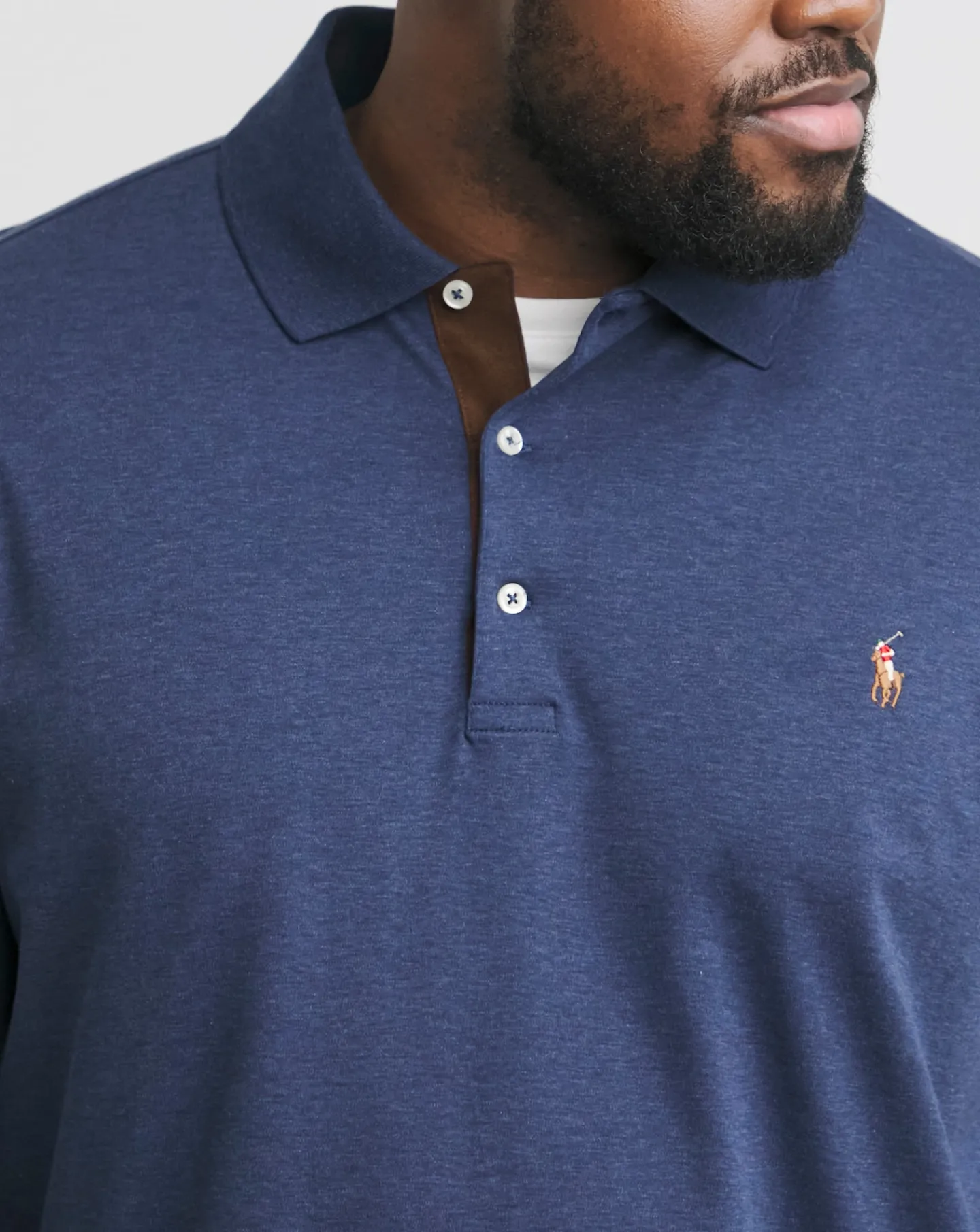 Polo Ralph Lauren Navy Long Sleeve Super Soft Polo