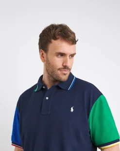 Polo Ralph Lauren Navy Multi Short Sleeve Polo Shirt