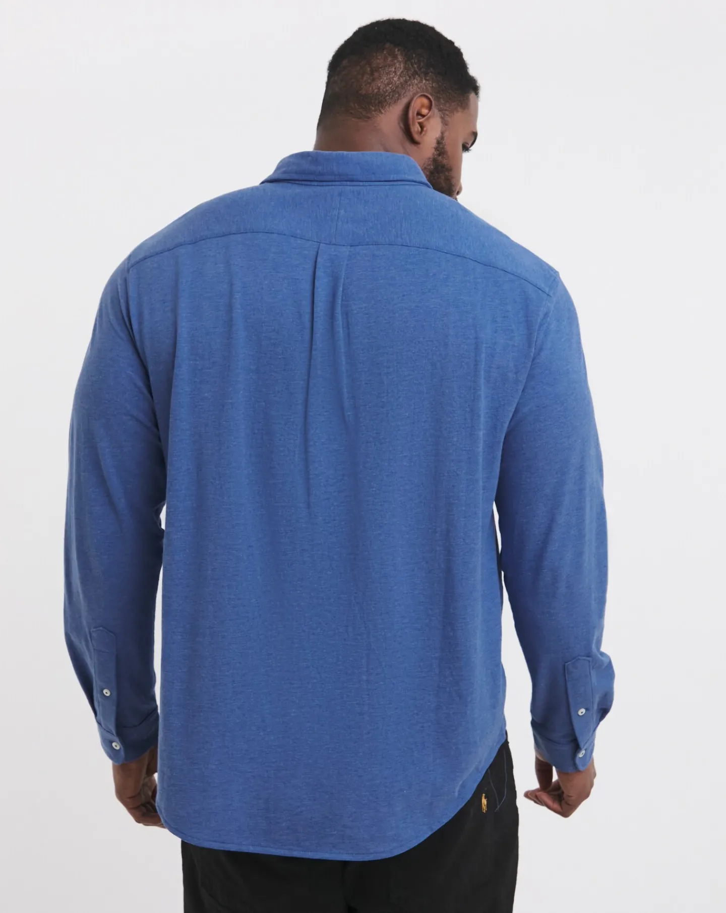Polo Ralph Lauren Royal Long Sleeve Jersey Stretch Shirt