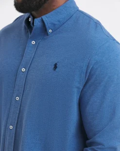 Polo Ralph Lauren Royal Long Sleeve Jersey Stretch Shirt