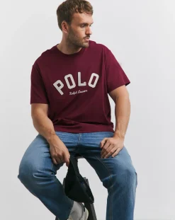 Polo Ralph Lauren White Arched Varsity Logo T-Shirt
