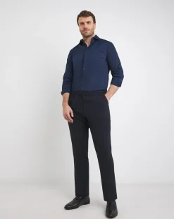 Jacamo Polyester Blend Stretch Travel Shirt