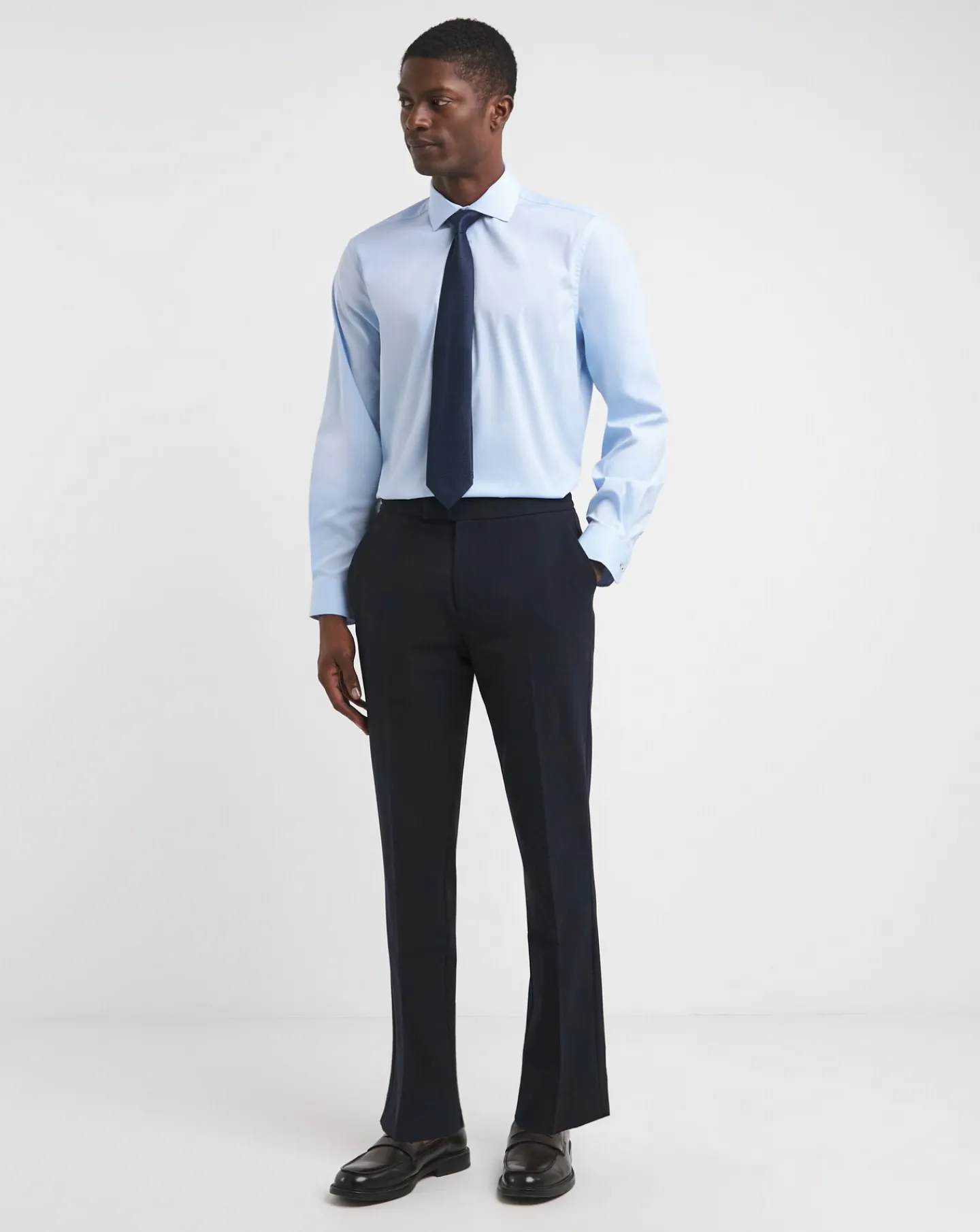 Jacamo Polyester Blend Stretch Travel Shirt