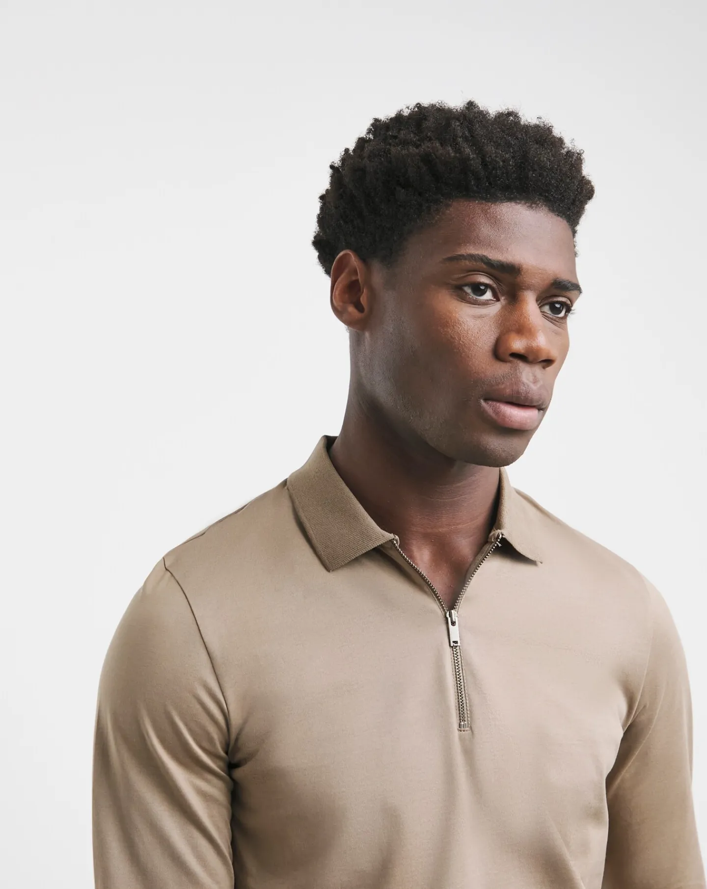 Jacamo Premium 100% Mercerised Zip Polo