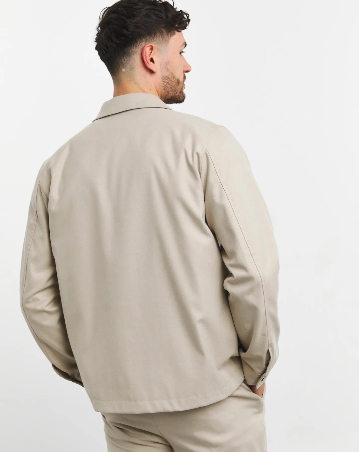 Jacamo Premium Smart Harrington Jacket Co-ord