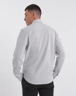 Jacamo Premium Textured Cut Away Collar Shirt