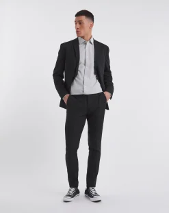 Jacamo Premium Textured Cut Away Collar Shirt