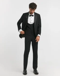 Jacamo Premium Textured Tuxedo Waistcoat
