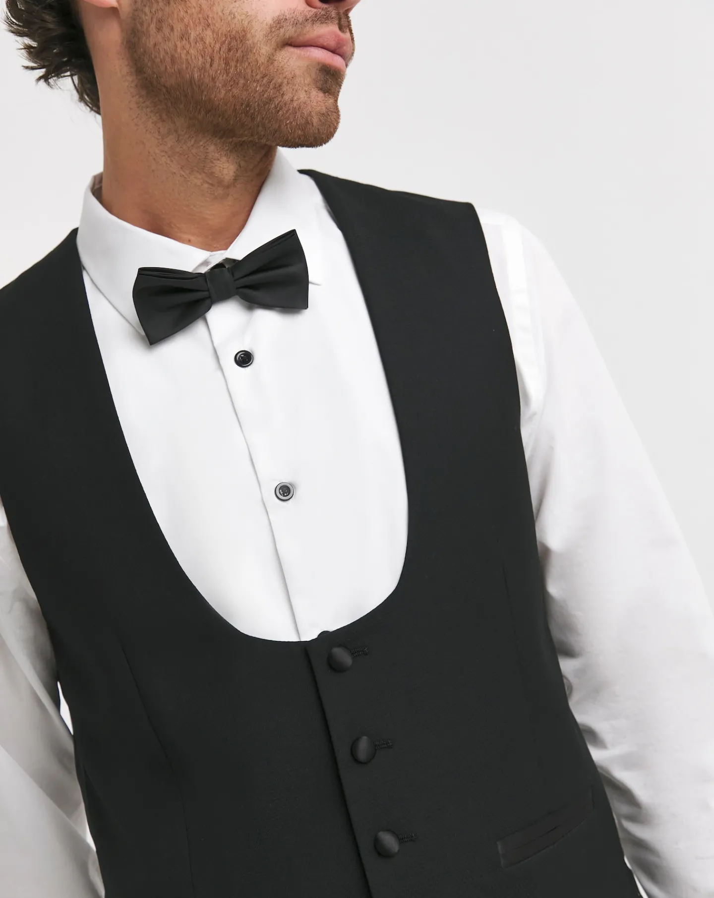 Jacamo Premium Textured Tuxedo Waistcoat