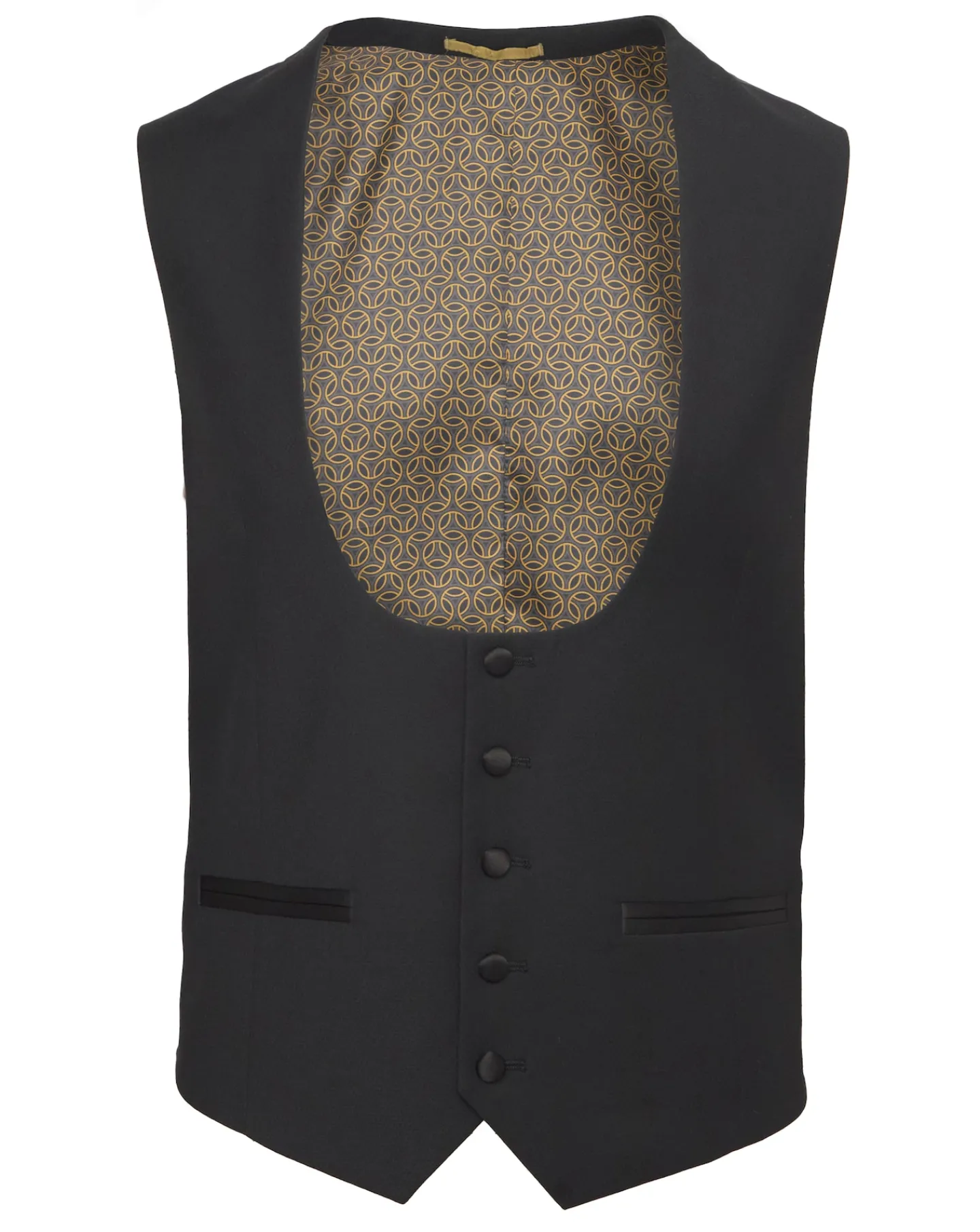 Jacamo Premium Textured Tuxedo Waistcoat