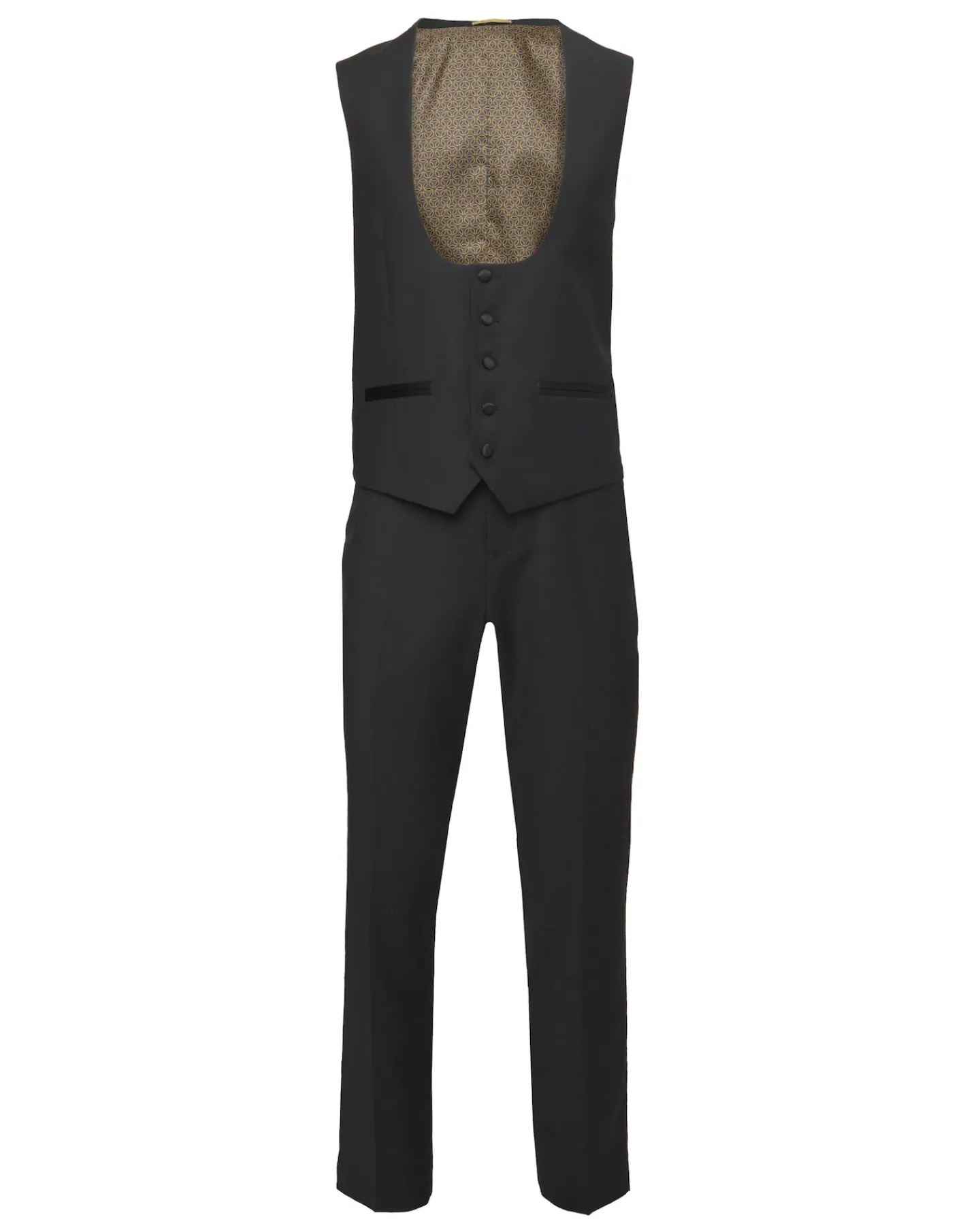 Jacamo Premium Textured Tuxedo Waistcoat
