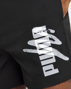 Puma Essentials Logo Lab Woven 5" Shorts