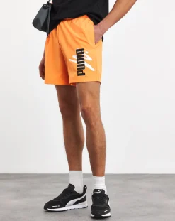 Puma Essentials Logo Lab Woven 5" Shorts