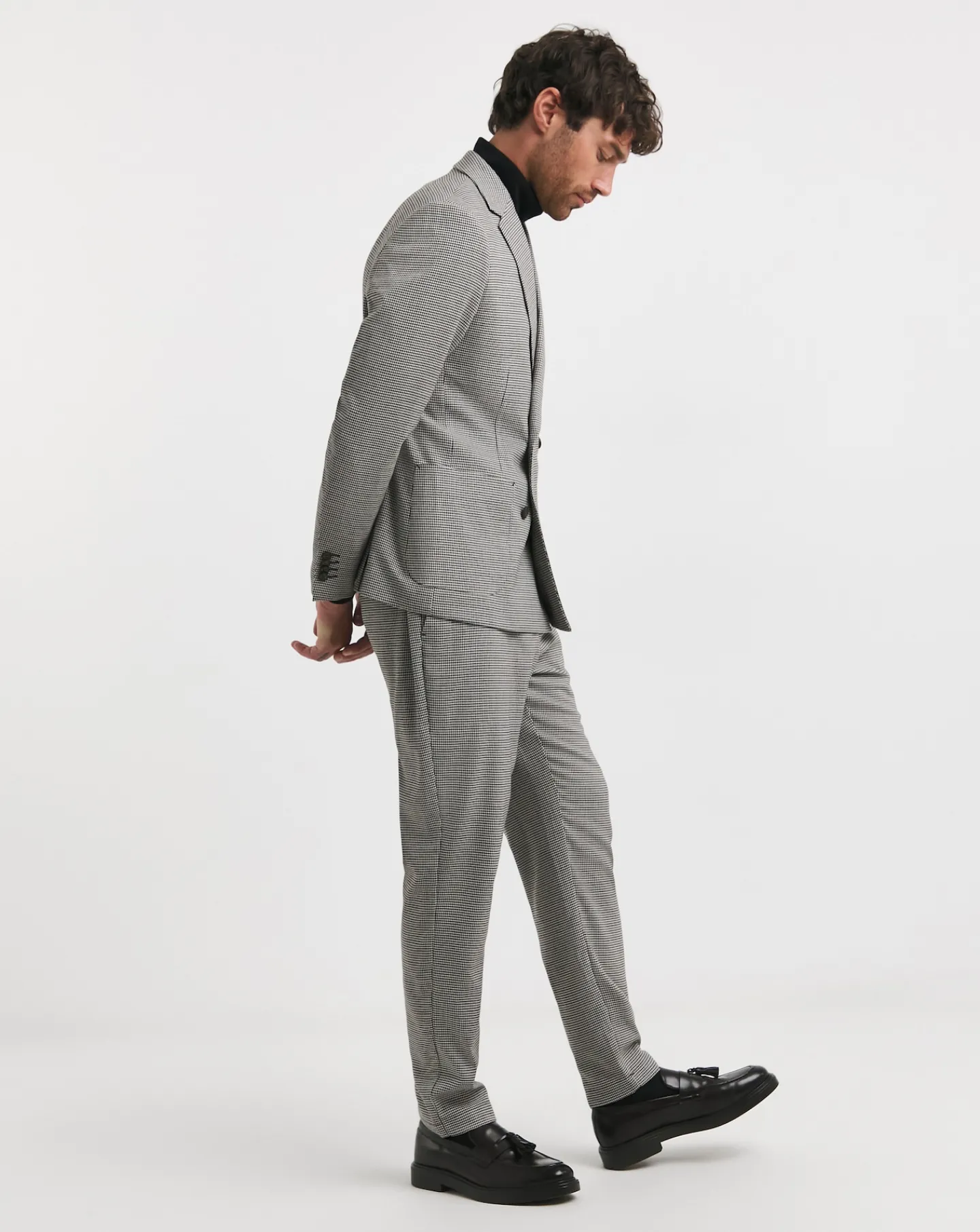 Jacamo Puppy Tooth Tapered Trouser