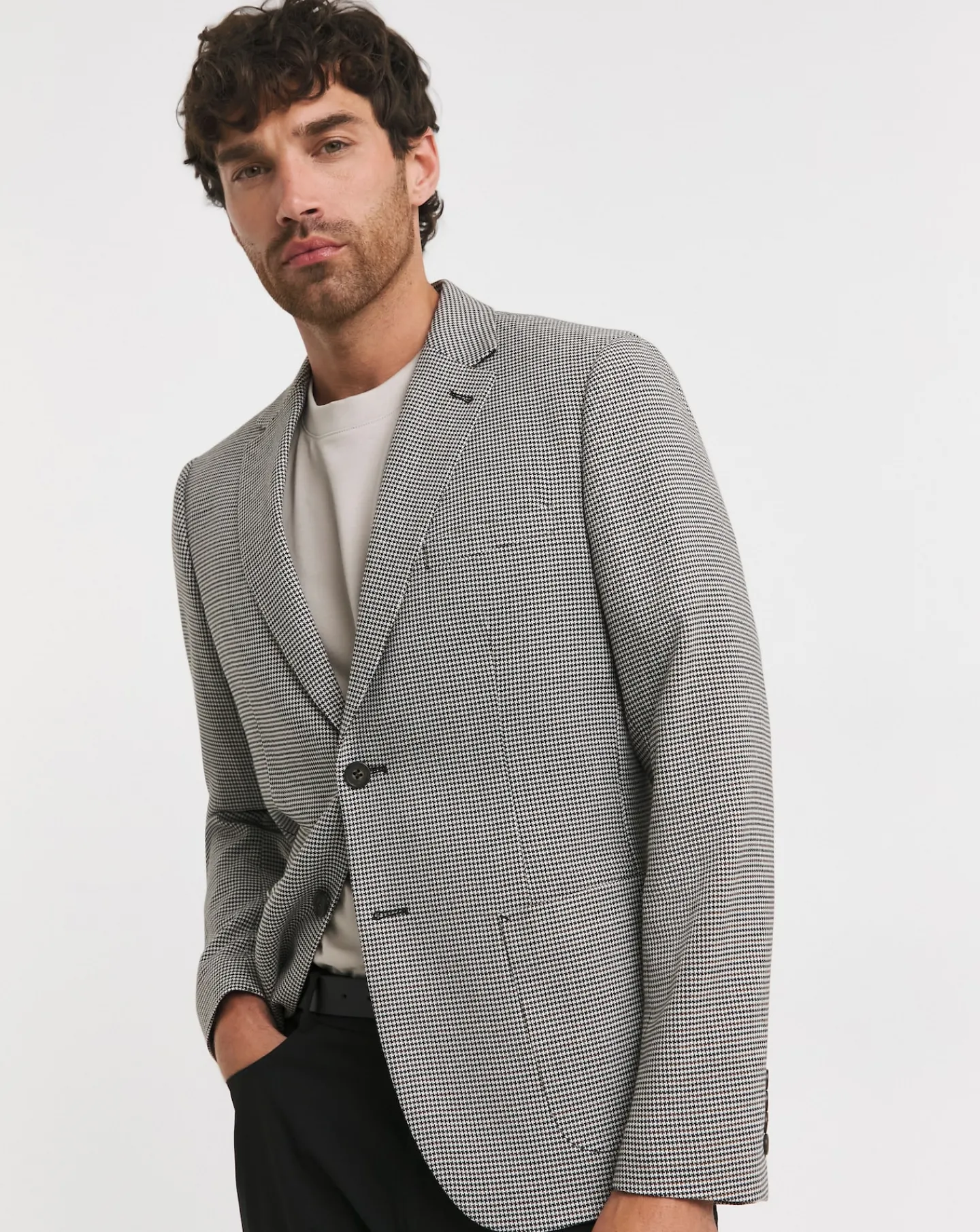 Jacamo Puppytooth Pocket Blazer