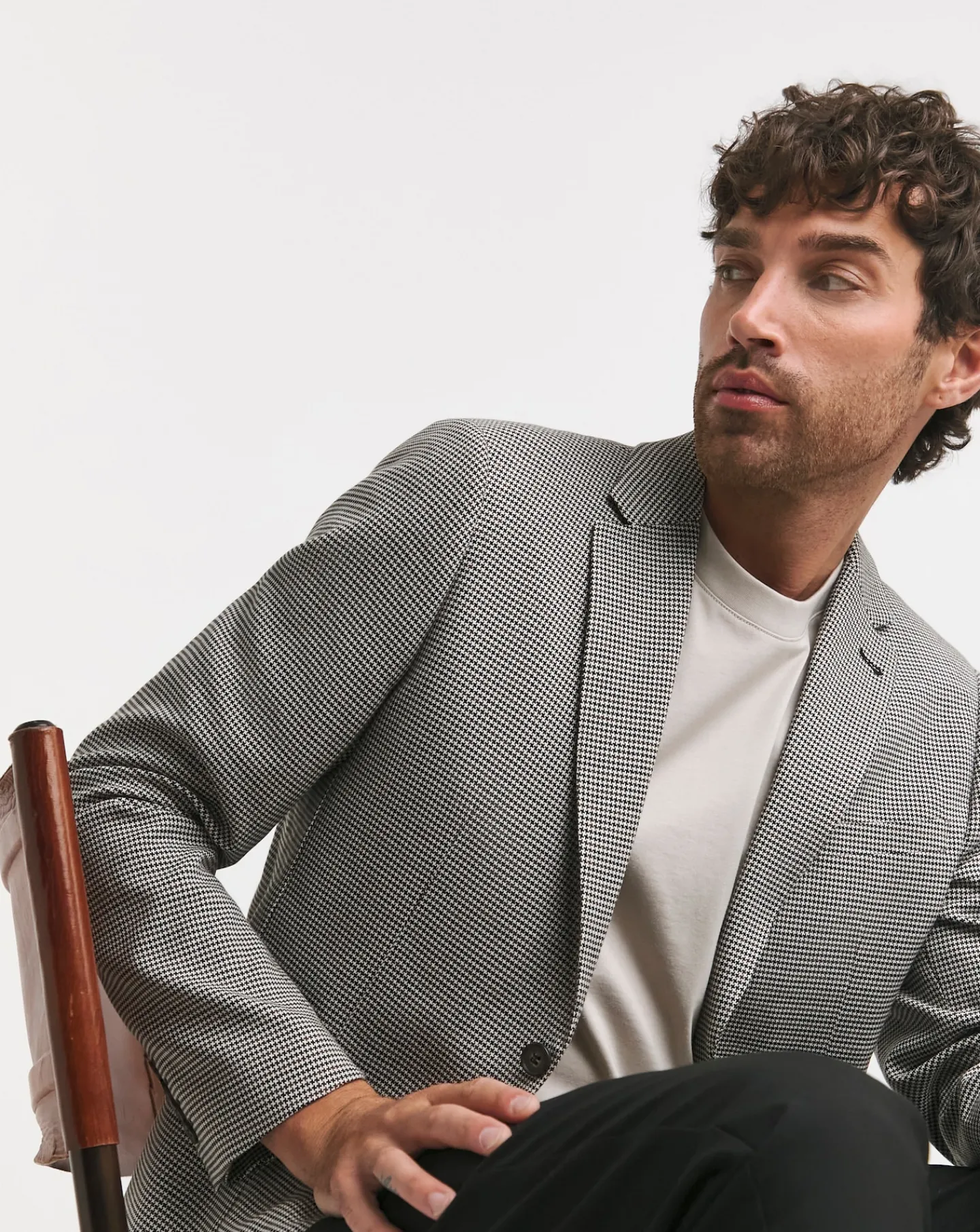 Jacamo Puppytooth Pocket Blazer