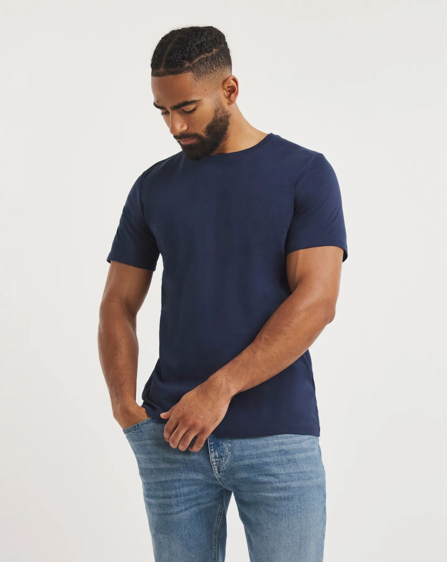 Jacamo Pure Cotton Crew Neck T-Shirt