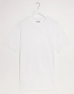 Jacamo Pure Cotton Crew Neck T-Shirt Extra Long