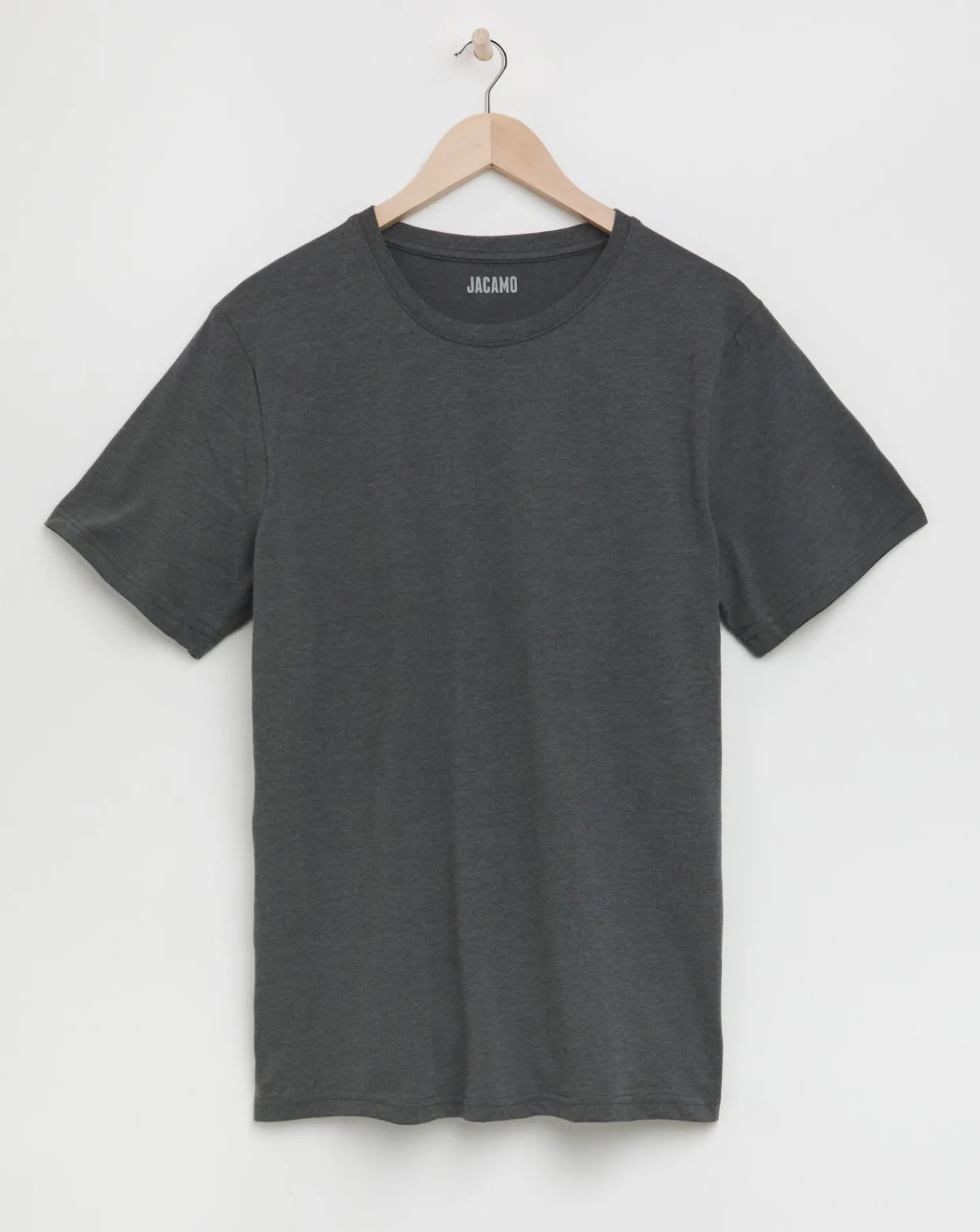 Jacamo Pure Cotton Crew Neck T-Shirt Long