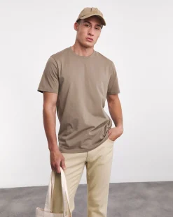 Jacamo Pure Cotton Crew Neck T-Shirt Long