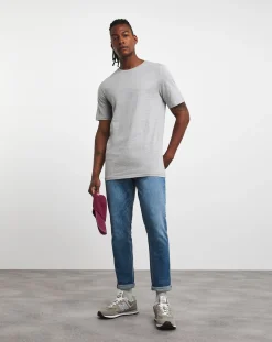 Jacamo Pure Cotton Crew Neck T-Shirt Extra Long