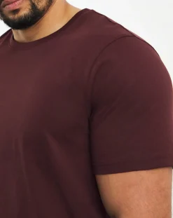 Jacamo Pure Cotton Crew Neck T-Shirt Long