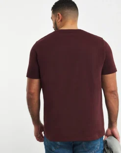 Jacamo Pure Cotton Crew Neck T-Shirt Long