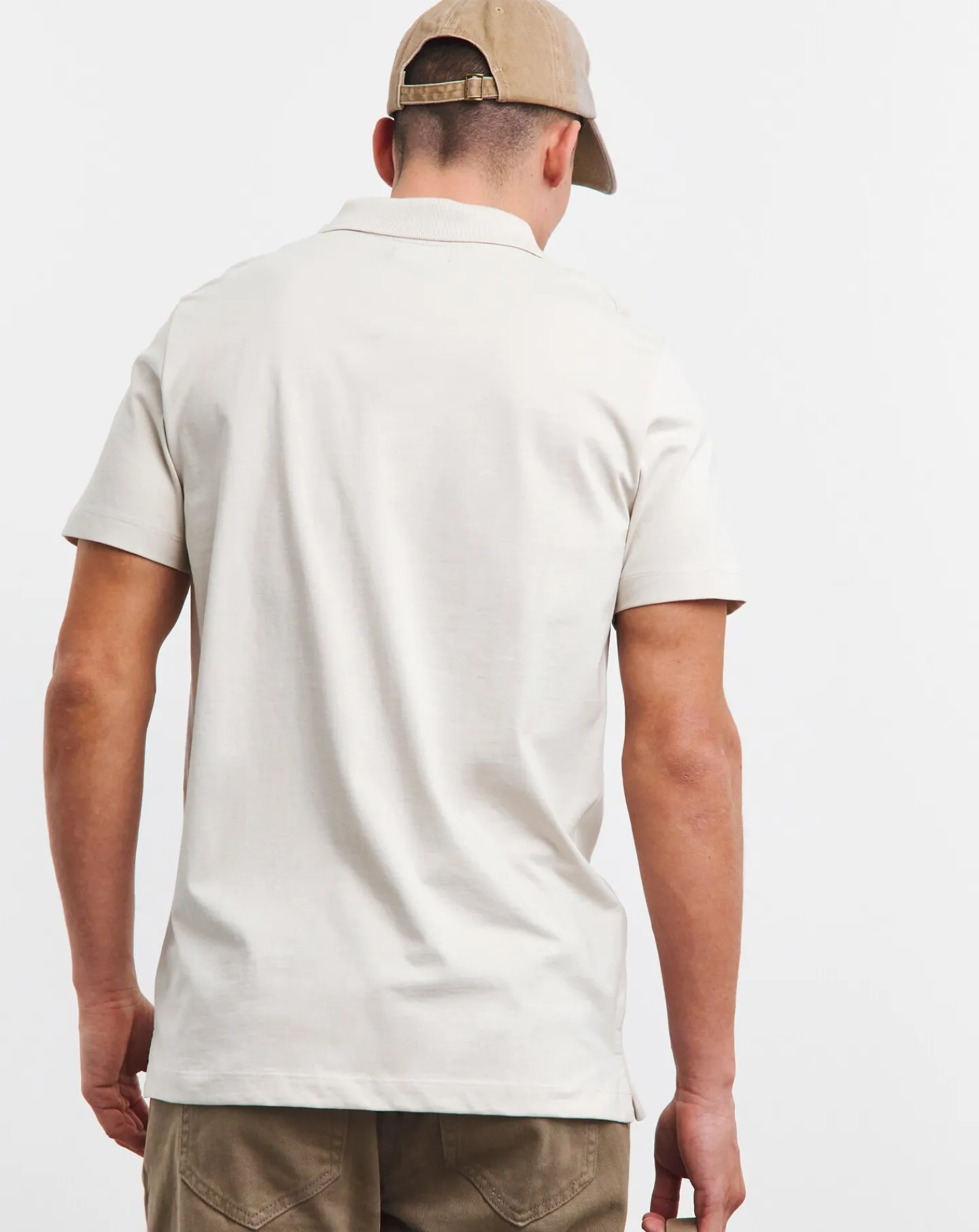 Jacamo Pure Cotton Jersey Pocket Polo Long