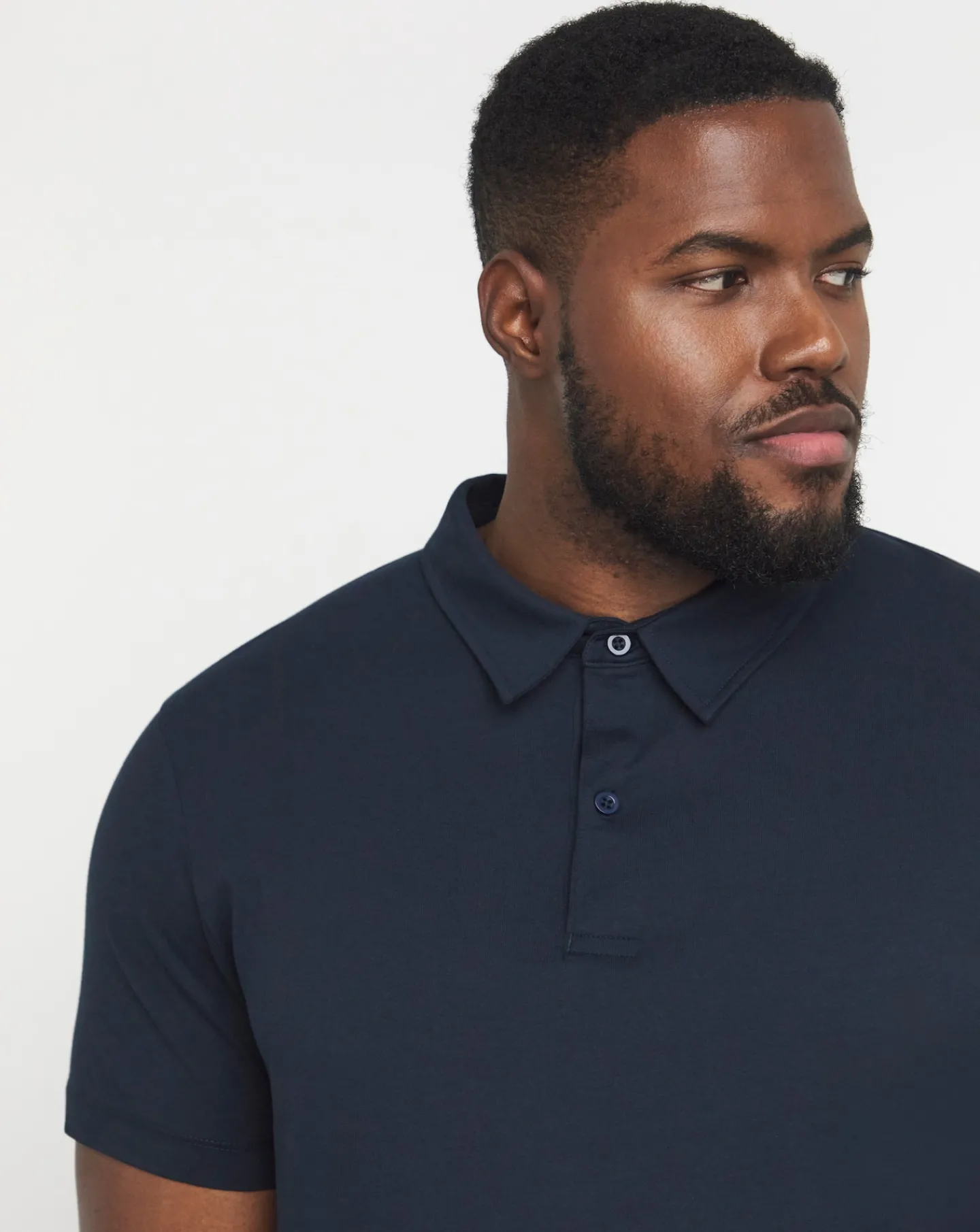 Jacamo Pure Cotton Jersey Polo Long