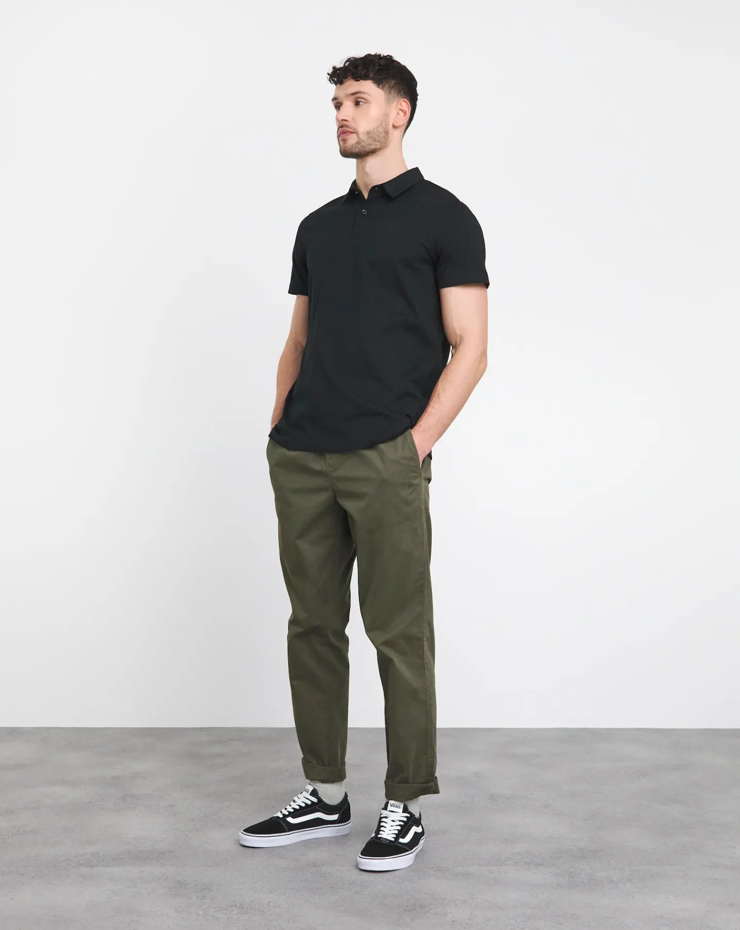 Jacamo Pure Cotton Jersey Polo Long