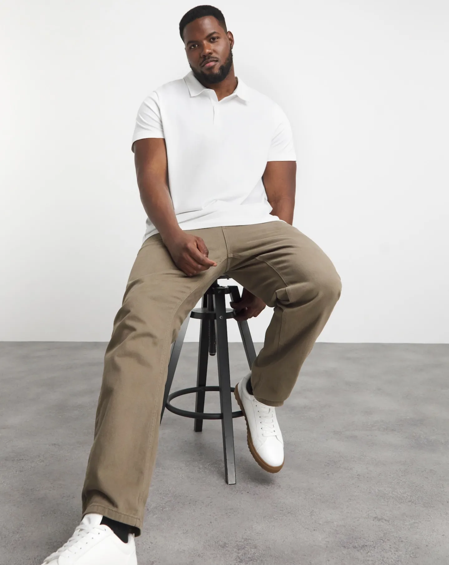 Jacamo Pure Cotton Jersey Polo Long