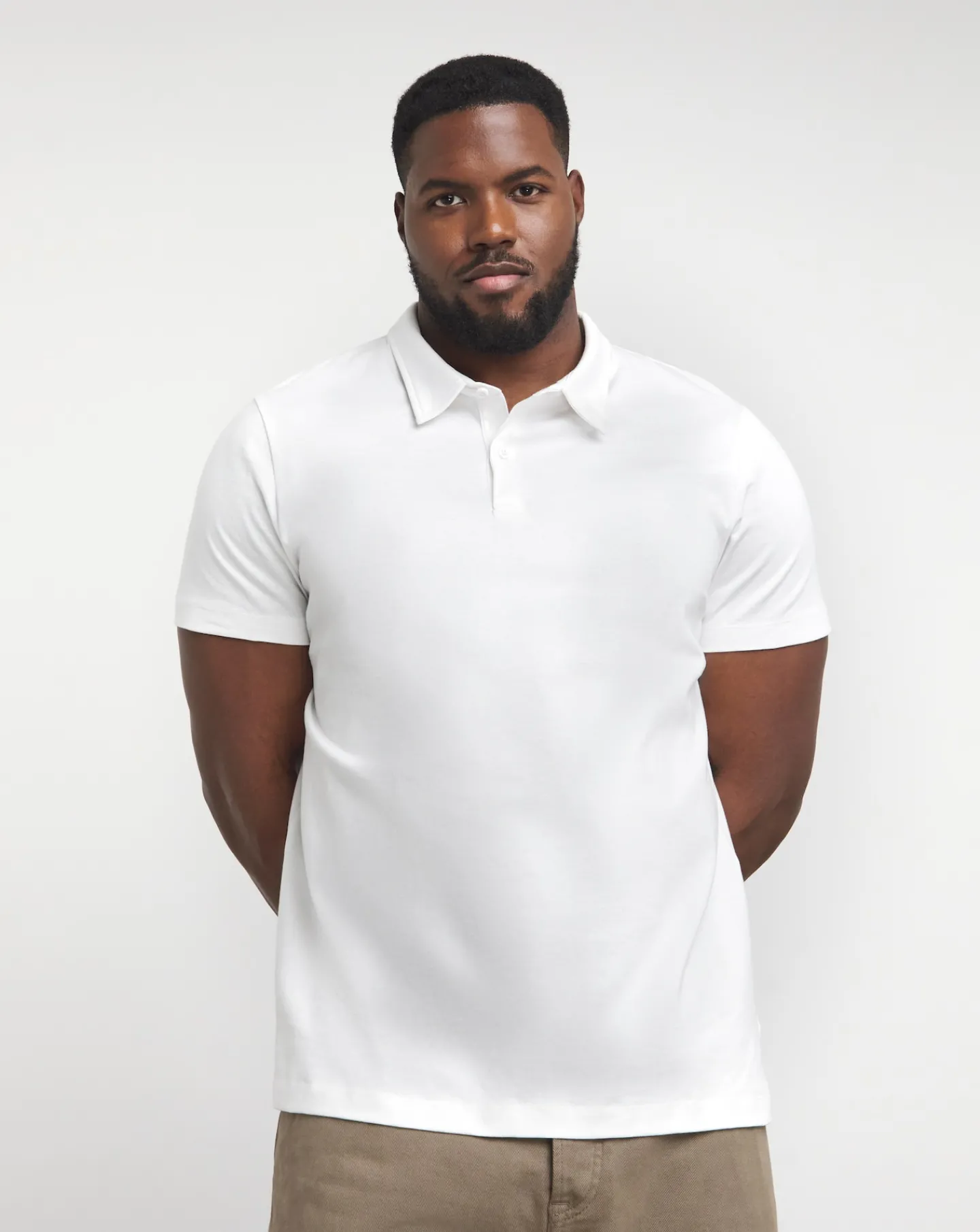 Jacamo Pure Cotton Jersey Polo Long