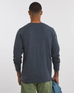Jacamo Pure Cotton Long Sleeve Crew Neck TShirt