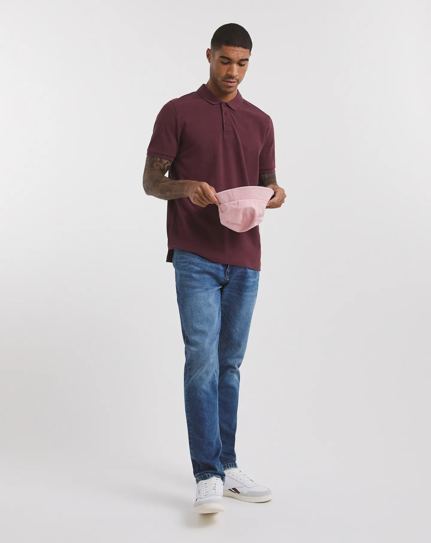 Jacamo Pure Cotton Pique Polo