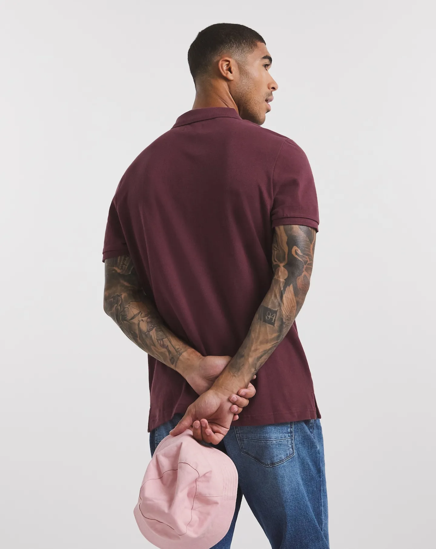Jacamo Pure Cotton Pique Polo