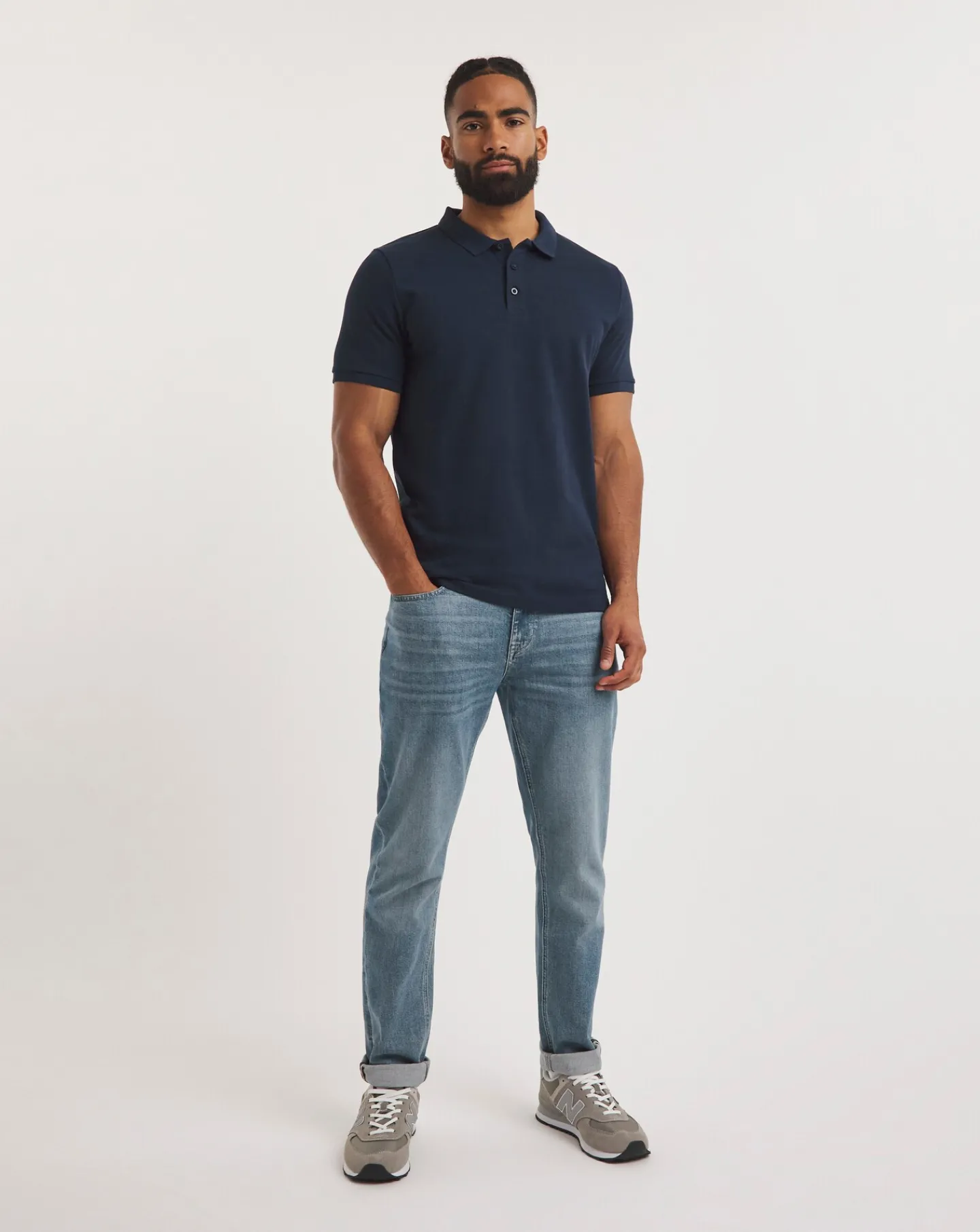 Jacamo Pure Cotton Pique Polo