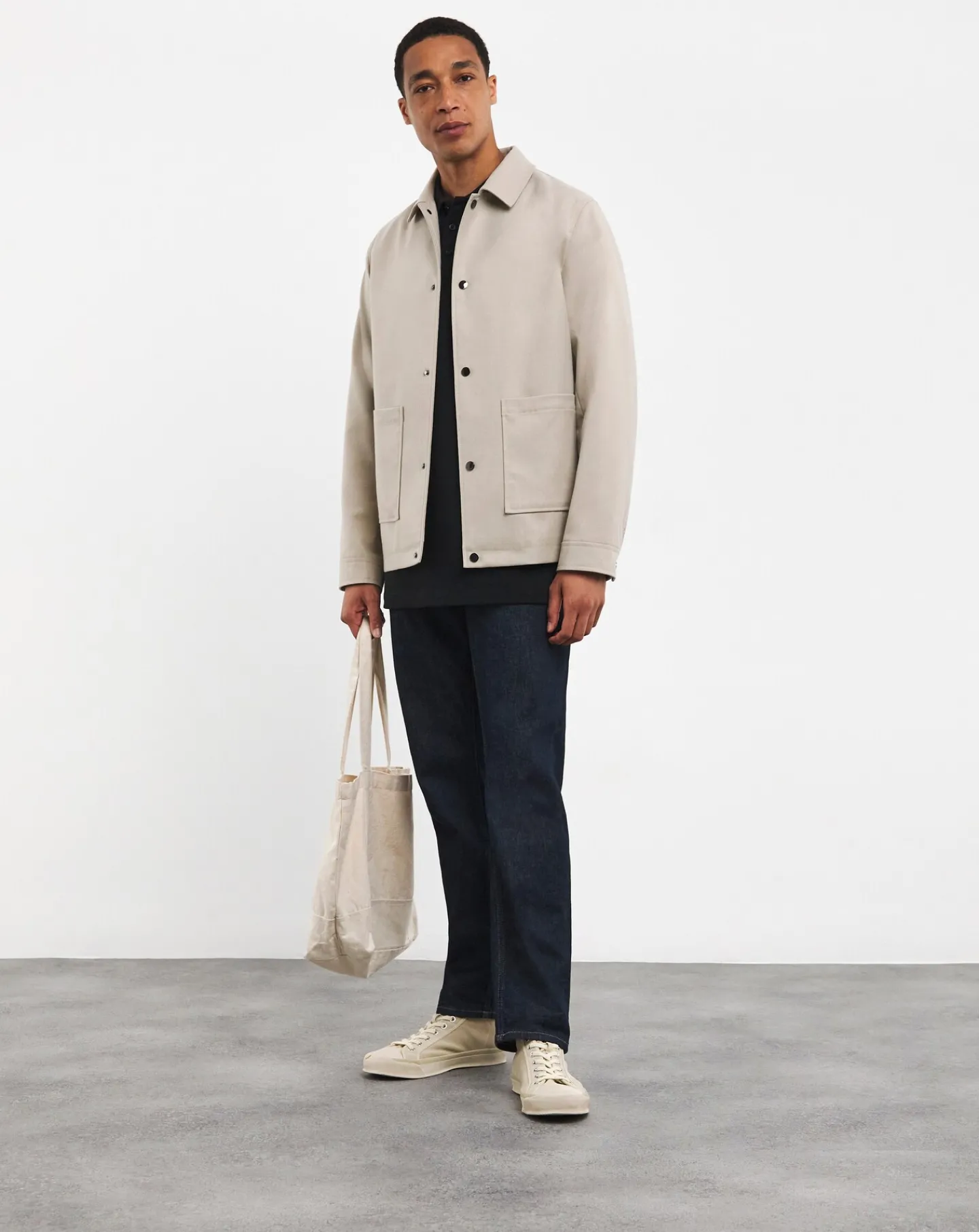 Jacamo Pure Cotton Pique Polo Extra Long Length