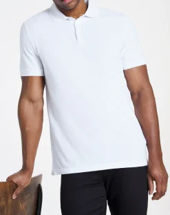 Jacamo Pure Cotton Pique Polo Long