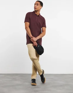 Jacamo Pure Cotton Pique Polo Long